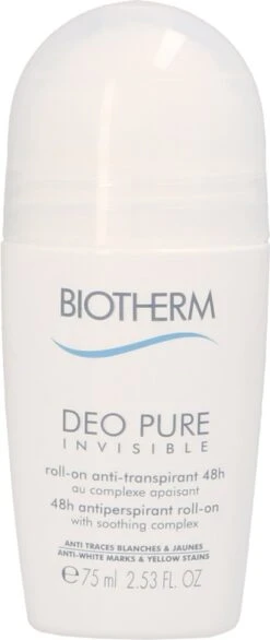 Biotherm Deo Pure Invisible 48h Anti-transpirant Roll-On Deodorant - Deodorant - 75 Ml -Verzorgingsproducten Verkoop 506x1200 4