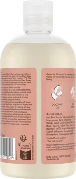 Shea Moisture Coconut & Hibiscus - Shampoo Curl & Shine - Krullend Haar - 384 Ml -Verzorgingsproducten Verkoop 508x1200 3