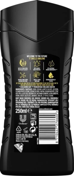 Axe Black 3-in-1 Douchegel - 6 X 250 Ml - Voordeelverpakking -Verzorgingsproducten Verkoop 510x1200 2