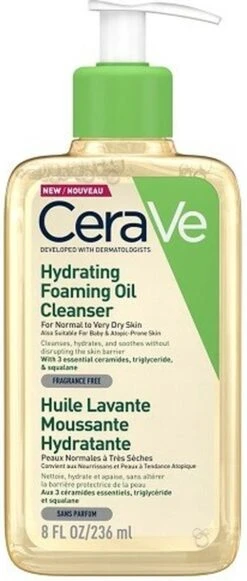 CeraVe - Hydrating Foaming Oil Cleanser - Voor Normale Tot Droge Huid - 236ml 21 CeraVe - Hydrating Foaming Oil Cleanser - Voor Normale Tot Droge Huid - 236ml -Verzorgingsproducten Verkoop 510x1200