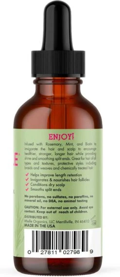 MIELLE Organic Rosemary Mint Scalp & Hair Strengthening Oil 2oz/59ml - Haarolie - Curly Girl CG - Voordeelverpakkingen - Hoofdhuid -Verzorgingsproducten Verkoop 518x1200 2