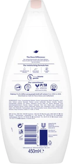 Dove Renewing Glow Douchegel - 6 X 450 Ml - Voordeelverpakking -Verzorgingsproducten Verkoop 529x1200 2
