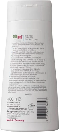 Sebamed Anti-Roos Shampoo - 400 Ml -Verzorgingsproducten Verkoop 543x1200 1