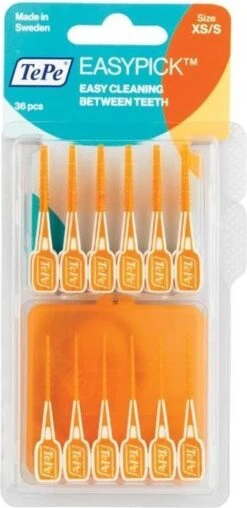 3x TePe EasyPick Maat XS/ S 60 Stuks -Verzorgingsproducten Verkoop 583x1200 4