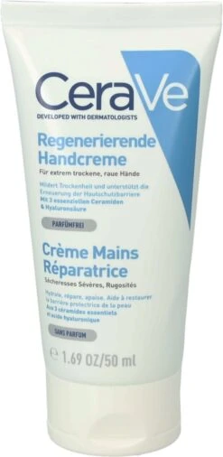 CeraVe - Reparative Handcream - Handcrème - Tegen Droge En Ruwe Handen - 50 Ml -Verzorgingsproducten Verkoop 586x1200 1