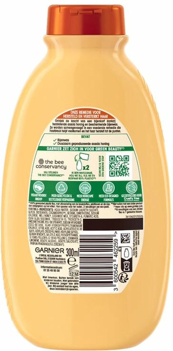 Garnier Loving Blends Honing Goud Herstellende Shampoo - 6 X 300 Ml 4 Garnier Loving Blends Honing Goud Herstellende Shampoo - 6 X 300 Ml - Afbeelding 2