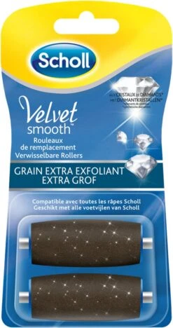 Scholl Velvet Smooth - Navulling Eeltverwijderaar - Extra Grof - Voetvijl - 2 Stuks -Verzorgingsproducten Verkoop 633x1200