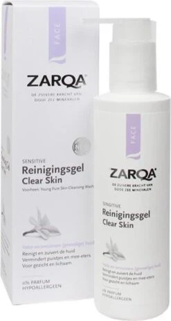 Zarqa Reinigingsgel Clear Skin 200 Ml -Verzorgingsproducten Verkoop 641x1200 2
