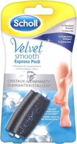 Scholl Velvet Smooth - Navulling Eeltverwijderaar - Extra Fijn - Voetvijl - 2 Stuks -Verzorgingsproducten Verkoop 641x1200