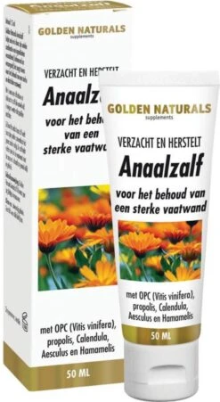 Golden Naturals Anaalzalf (50 Milliliter) -Verzorgingsproducten Verkoop 657x1200