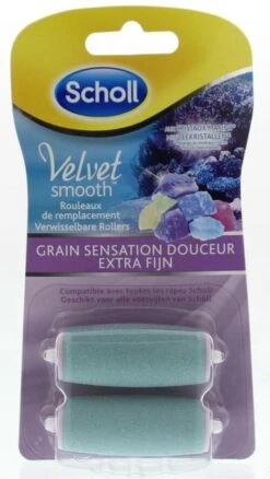 Scholl Velvet Smooth - Navulling Eeltverwijderaar - Extra Fijn - Voetvijl - 2 Stuks -Verzorgingsproducten Verkoop 676x1200