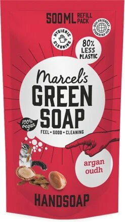 Marcel's Green Soap Handzeep Navulling Argan & Oudh - 500ML 9 Marcel's Green Soap Handzeep Navulling Argan & Oudh - 500ML -Verzorgingsproducten Verkoop 677x1200