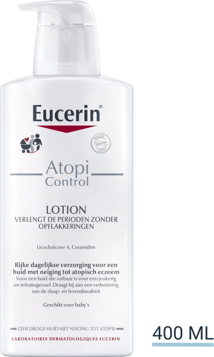 Eucerin AtopiControl Body Care Lotion 12% Omega - Bodylotion - 400 Ml 22 Eucerin AtopiControl Body Care Lotion 12% Omega - Bodylotion - 400 Ml - Afbeelding 20