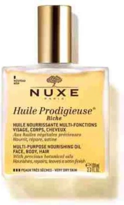 Nuxe Huile Prodigieuse Riche Dry Oil Droogolie - 100 Ml 32 Nuxe Huile Prodigieuse Riche Dry Oil Droogolie - 100 Ml -Verzorgingsproducten Verkoop 728x1200