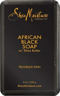 Shea Moisture African Black Soap - Soap Bar - 230 Gr -Verzorgingsproducten Verkoop 757x1200
