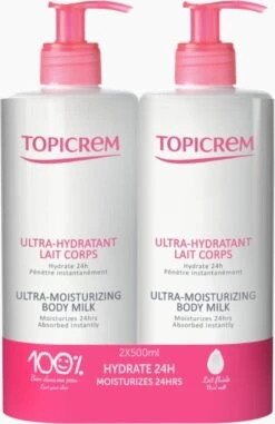 Topicrem Ultra-Moisturizing Body Milk 2x500ml -Verzorgingsproducten Verkoop 777x1200