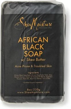 Shea Moisture African Black Soap - Soap Bar - 230 Gr