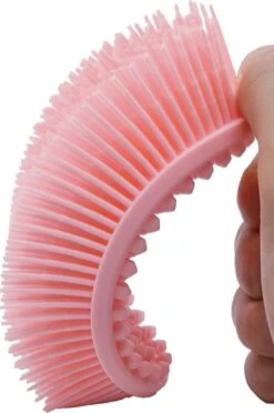 Blubs® – Handborstel – Babyborstel – Badborstel – Doucheborstel – Massage – Siliconen – Wasborstel – Dry Brush – Lichaamsborstel – Scrubborstel – Huidborstel – Roze -Verzorgingsproducten Verkoop 796x1200 1