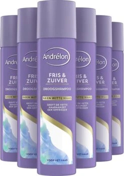 Andrélon Droogshampoo Fris & Zuiver - 6 X 245 Ml - Voordeelverpakking -Verzorgingsproducten Verkoop 847x1200