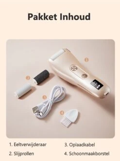 BAESS Elektrische Eeltverwijderaar - 3 Slijprollen - Afzuiging - Oplaadbaar - Goud 21 BAESS Elektrische Eeltverwijderaar - 3 Slijprollen - Afzuiging - Oplaadbaar - Goud -Verzorgingsproducten Verkoop 896x1200