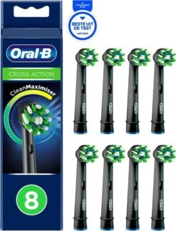 Oral B Oral-B CrossAction - Met CleanMaximiser-technologie - Opzetborstels - Zwart - 8 Stuks 26 Oral B Oral-B CrossAction - Met CleanMaximiser-technologie - Opzetborstels - Zwart - 8 Stuks -Verzorgingsproducten Verkoop 913x1200 1