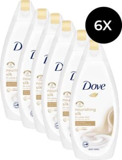 Dove Silk Douchegel - 6 X 500ml - Voordeelverpakking -Verzorgingsproducten Verkoop 919x1200