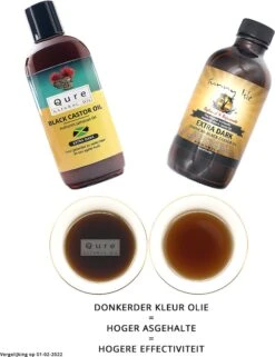 Jamaican Black Castor Oil 100ml + 10ml Handige Gevulde Buisje Met Borstel | Extra Dark | 100% Puur & Onbewerkt | Wonderolie | Plantaardige Castorolie, Ricinusolie | Koudgeperste Castor Olie Voor Haar, Huid, Wenkbrauw En Wimpers -Verzorgingsproducten Verkoop 923x1200 2
