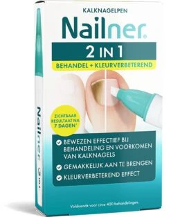 NAILNER 2-IN-1 KALKNAGELBEHANDELING KALKNAGELPEN - Bevat 2 Pennen