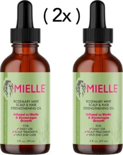 MIELLE Organic Rosemary Mint Scalp & Hair Strengthening Oil 2oz/59ml - Haarolie - Curly Girl CG - Voordeelverpakkingen - Hoofdhuid -Verzorgingsproducten Verkoop 948x1200 1