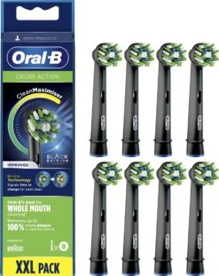 Oral B Oral-B CrossAction - Met CleanMaximiser-technologie - Opzetborstels - Zwart - 8 Stuks 27 Oral B Oral-B CrossAction - Met CleanMaximiser-technologie - Opzetborstels - Zwart - 8 Stuks -Verzorgingsproducten Verkoop 952x1200 4