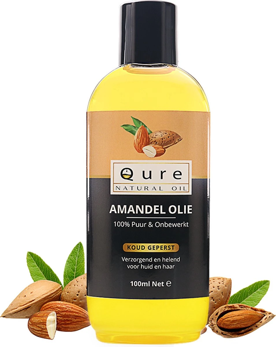 Amandelolie 100ml | 100% Puur & Onbewerkt | Koudgeperste Zoete Amandel Olie Voor Haar, Huid En Lichaam 3 Amandelolie 100ml | 100% Puur & Onbewerkt | Koudgeperste Zoete Amandel Olie Voor Haar, Huid En Lichaam