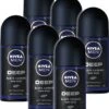 NIVEA MEN Deep - 6 X 50ml - Voordeelverpakking - Deodorant Roller