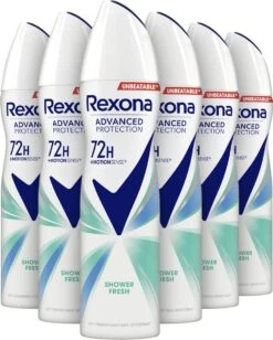 6x Rexona Deodorant Spray Shower Fresh 150 Ml