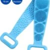 Merkloos Rug Scrubber - Doucheborstel - Lange Lichaamsborstel - Dubbelzijdig Design - 70CM - Rugborstel - Krabber - Douche - Bad - Badborstel - Rug Krabber Siliconen - Massage Borstel - Bath Towel - Back Scrubber - -Verzorgingsproducten Verkoop 969x1200