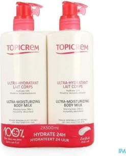 Topicrem Ultra-Moisturizing Body Milk 2x500ml -Verzorgingsproducten Verkoop 972x1200