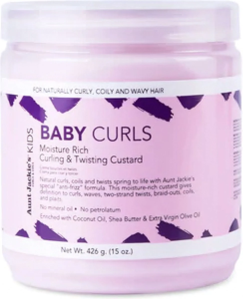 Aunt Jackies Girls Fabulous Curls & Coils Baby Girl Curls Moisture-Rich Curling & Twisting Custard 355 Ml 3 Aunt Jackies Girls Fabulous Curls & Coils Baby Girl Curls Moisture-Rich Curling & Twisting Custard 355 Ml