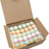 Bruisballen - 30 Stuks - 5 Verschillende Geuren - Voor In Bad - Etherische Oliën - Aromatherapie - Badballen - Badparels -Verzorgingsproducten Verkoop 987x1200