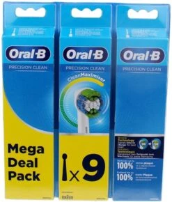 Oral B Oral-B Precision Clean - Met CleanMaximiser-technologie - Opzetborstels - 9 Stuks -Verzorgingsproducten Verkoop 1021x1200