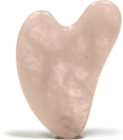 Gua Sha Steen - 100% Rozenkwarts Steen - Gua Sha Tool - Gezichtsmassage - Edelstenen