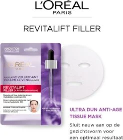 L’Oréal Paris - Revitalift Filler Hyaluronzuur Tissue Gezichtsmasker - 5 Stuks - Voordeelverpakking 14 L’Oréal Paris - Revitalift Filler Hyaluronzuur Tissue Gezichtsmasker - 5 Stuks - Voordeelverpakking -Verzorgingsproducten Verkoop 1054x1200 2