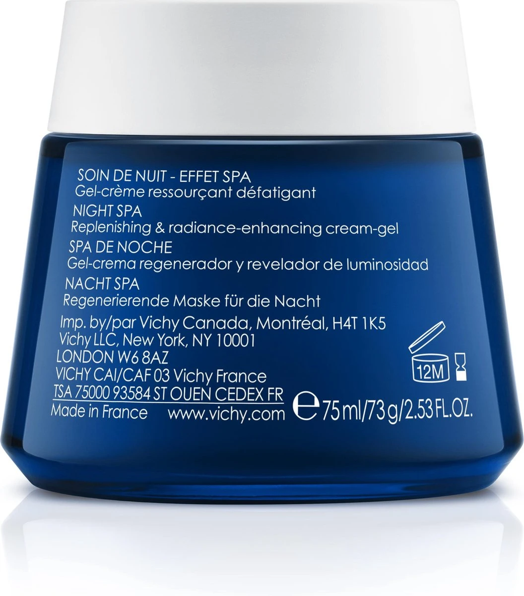 Vichy Aqualia Thermal Spa Nachtcrème - 75 Ml - Hydraterend 4 Vichy Aqualia Thermal Spa Nachtcrème - 75 Ml - Hydraterend - Afbeelding 2