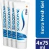 Sensodyne Extra Fresh Gel Tandpasta Voor Gevoelige Tanden 4 X 75 ML -Verzorgingsproducten Verkoop 1076x1200