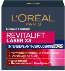 L’Oréal Paris Skin Expert Revitalift Laser X3 Anti-rimpel Nachtcrème - 50 Ml -Verzorgingsproducten Verkoop 1097x1200 1