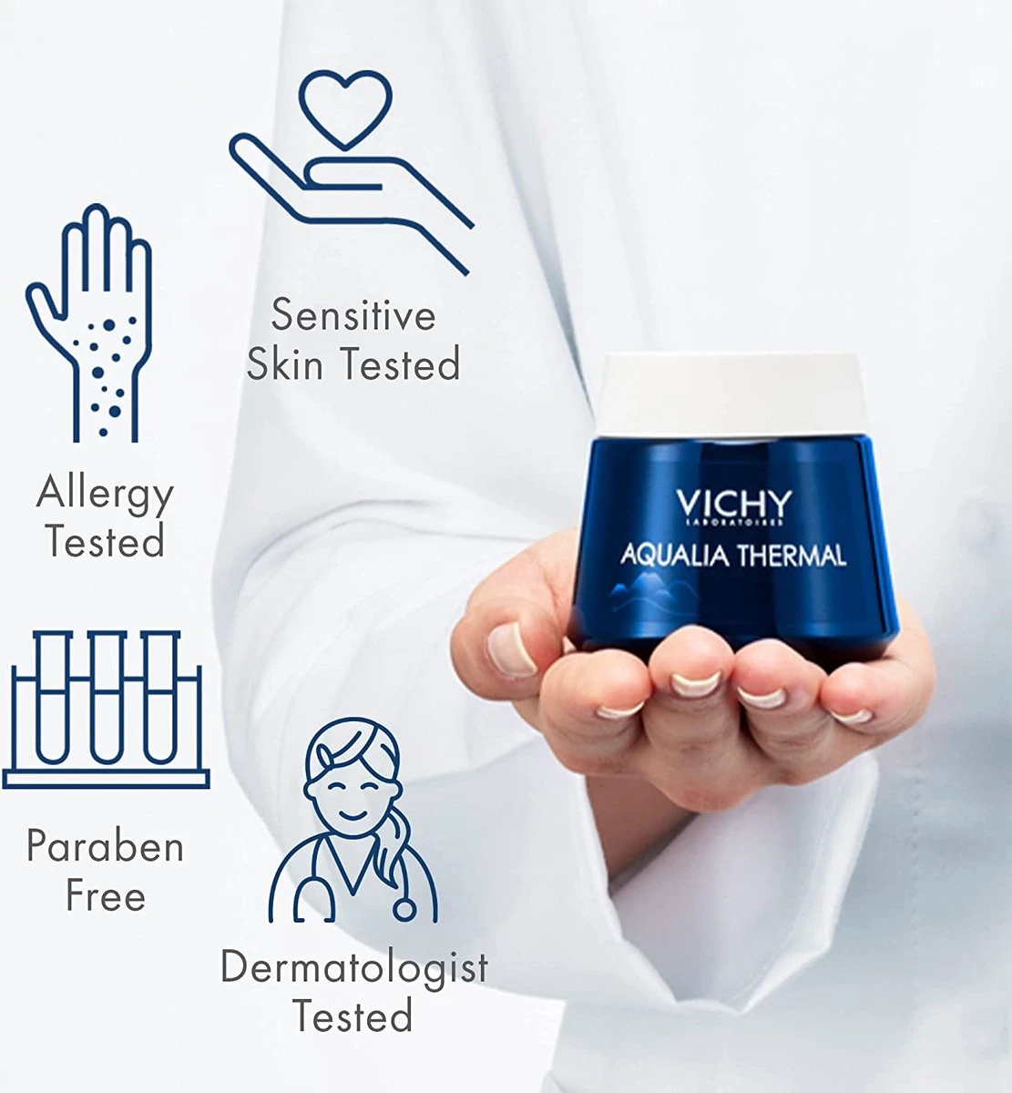 Vichy Aqualia Thermal Spa Nachtcrème - 75 Ml - Hydraterend 7 Vichy Aqualia Thermal Spa Nachtcrème - 75 Ml - Hydraterend - Afbeelding 5