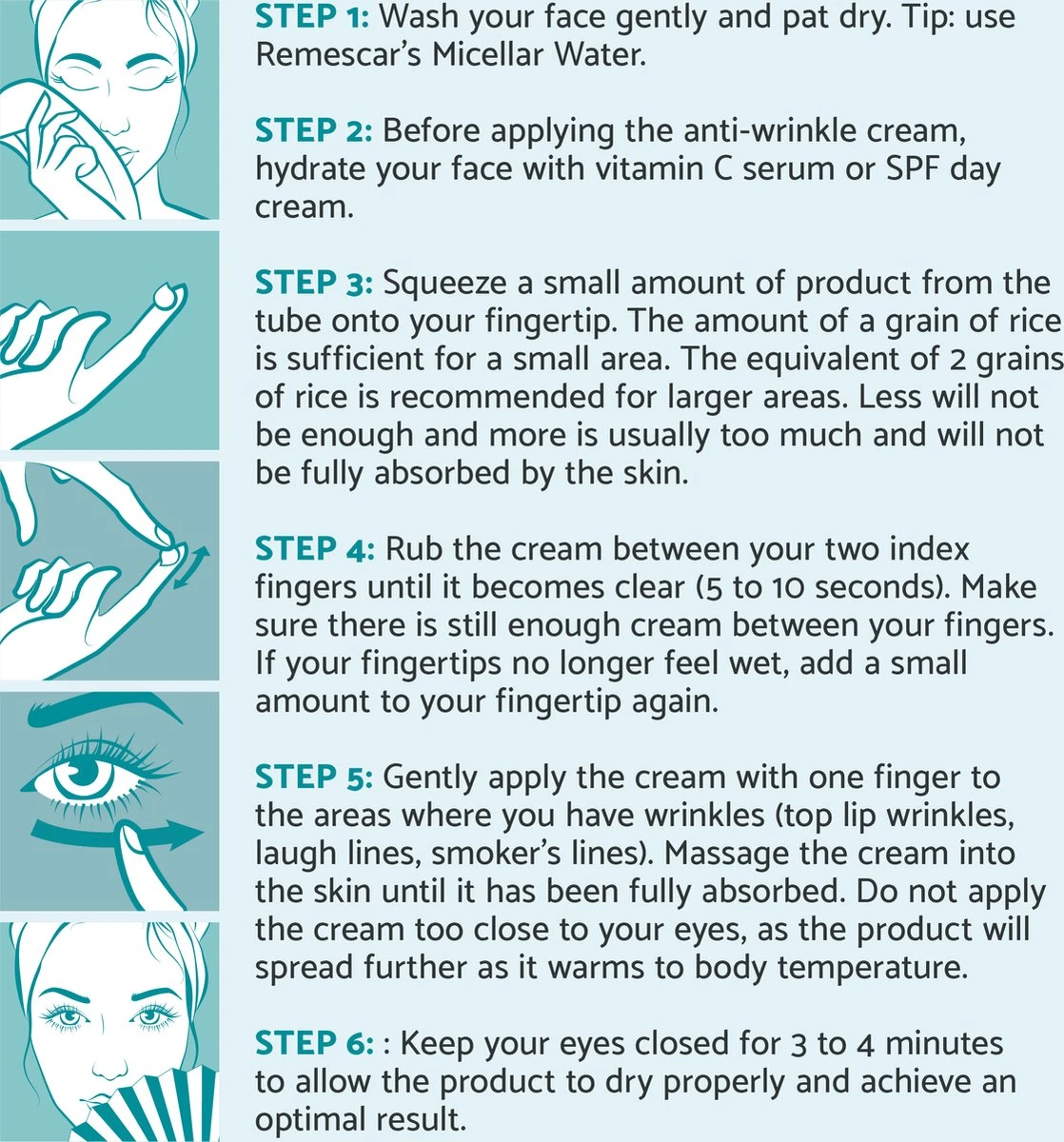 Remescar Instant Rimpel Corrector 8ml - Klinisch Bewezen Voor Anti-aging En Rimpelvermindering - Vermindert Rimpels En Fijne Lijntjes - Vermindert Tekenen Van Veroudering - 180 Applicaties 6 Remescar Instant Rimpel Corrector 8ml - Klinisch Bewezen Voor Anti-aging En Rimpelvermindering - Vermindert Rimpels En Fijne Lijntjes - Vermindert Tekenen Van Veroudering - 180 Applicaties - Afbeelding 4