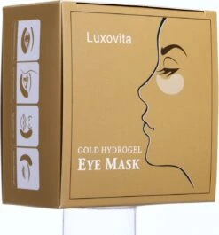 Collageen Oogmasker Luxovita - Wallen Wegwerken/Donkere Kringen/Rimpels - Hydraterend - 24k Goud Oog Masker - Eye Pads - Gel Oogmaskers - 60 Stuks -Verzorgingsproducten Verkoop 1119x1200 4