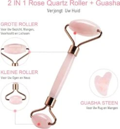 Falkann Verbeterde Jade Roller + Gua Sha Schraper - Gezichtsroller - Face Roller - Rose Quartz Roller - Inclusief Luxe Beschermdoos White -Verzorgingsproducten Verkoop 1120x1200 8