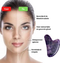 Demiracle® Pure Amethist Gua Sha – Schraper - Massagehulpmiddel – Gezichtsmassage – Massage – Jade Roller - Face Roller - Ontspanning -Verzorgingsproducten Verkoop 1126x1200 4