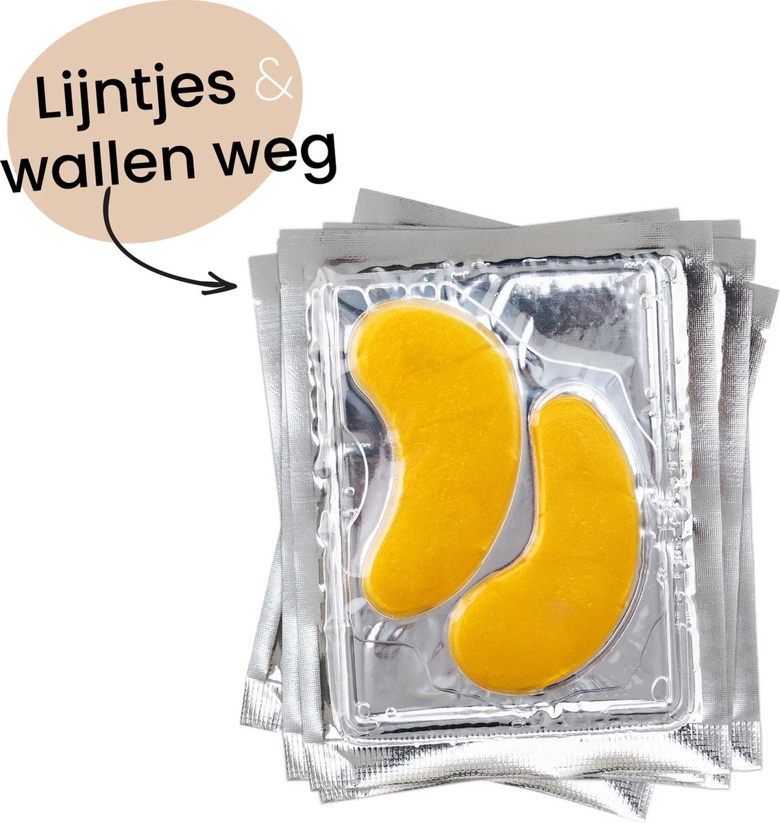 Collageen Oogmasker Van Vicius® - Gezichtsverzorging Tegen Wallen (10 Sets) - Eye Pads Tegen Donkere Kringen - Hydrogel 24K Goud 7 Collageen Oogmasker Van Vicius® - Gezichtsverzorging Tegen Wallen (10 Sets) - Eye Pads Tegen Donkere Kringen - Hydrogel 24K Goud - Afbeelding 5