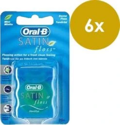 Oral B Oral-B - Satin Floss - Flosdraad - 6 X 25M